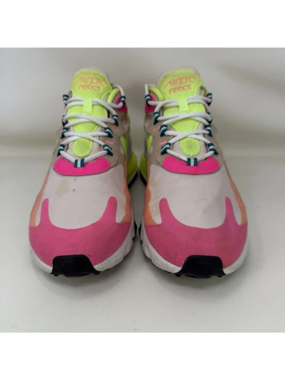 Nike Air Max 270 React Running Shoes Multicolor Women’s Size 7.5